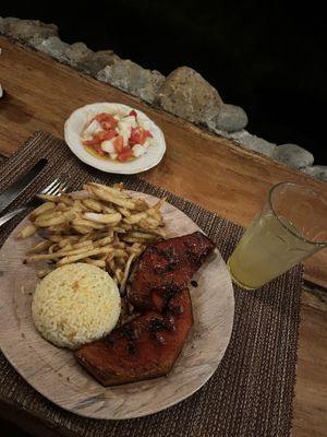 Watermelon steak   at KAMIAVAN The Vegetarian Eatery in Corn Islands