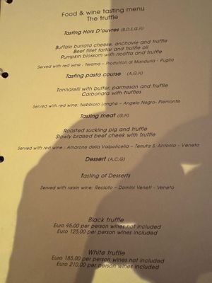 Menu 2 at Ad Hoc  in Rome