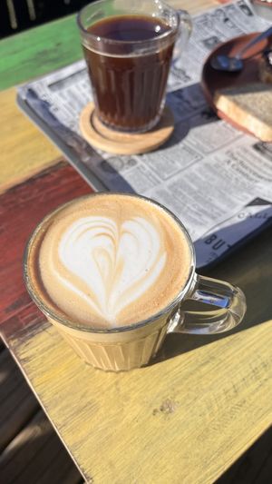 Capuccino y americano   at RURAL in Cochamo
