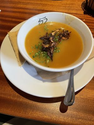 Butternut Squash Soup  at Seasons 52 in Costa Mesa