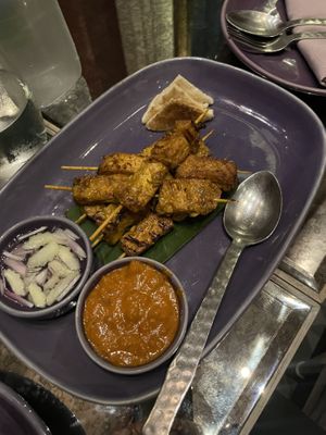 Tofu mock meat skewers  at Nara Thai Cuisine - BKC in Mumbai