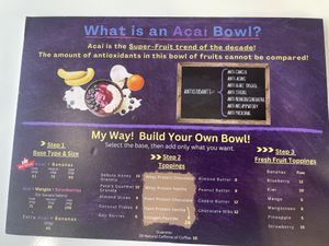 Info   at Acai Bliss Healthy Smoothie Bowls in Ho Chi Minh City