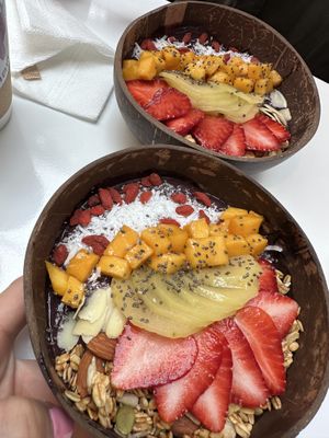 Bliss Bowl - own choice of fruit toppings  at Acai Bliss Healthy Smoothie Bowls in Ho Chi Minh City