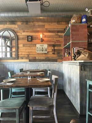 The restaurant at Tufino Pizzeria in Astoria