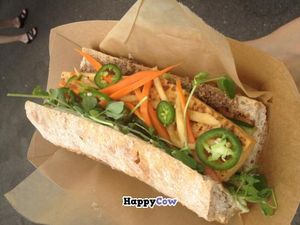 Tofu Banh Mi at Verdine - Food Truck in Houston