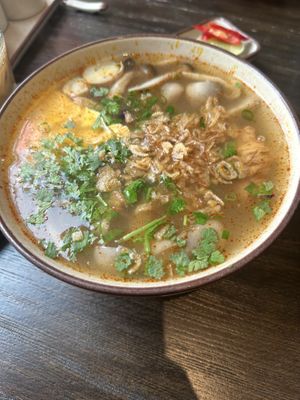   at Be An Vegetarian Cafe in Hanoi