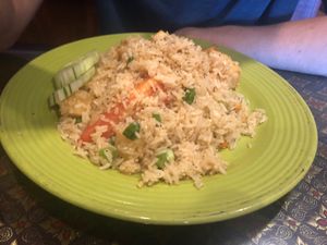 Fried pineapple rice  at Isan Thai Restaurant in Sarasota