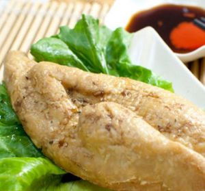 Cheerful Half Chicken at Golden Green Vegan in Charlotte