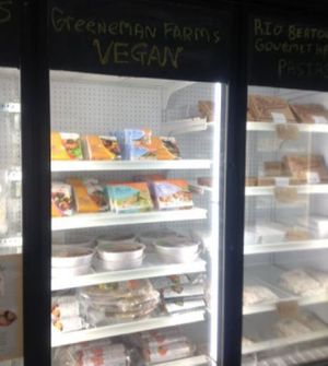 Now we sell vegan products (Vegan Chicken, Ham, Fish, Cheesecake & More) at Greeneman Farms inside 
7th St. Public Market.  at Golden Green Vegan in Charlotte
