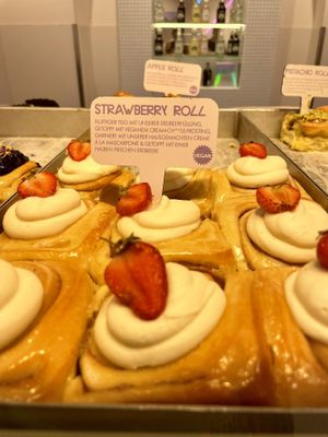 Strawberry rolls  at Cinnamood in Vienna