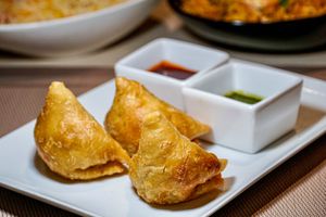 Samosa
 at Tagline Modern Indian & Arabic Restaurant and Bar in Kowloon