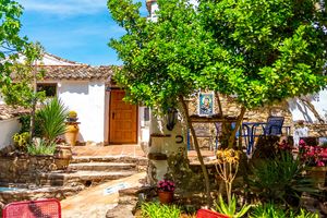 Entrance Guesthouse at Cinco Lunas Vegan Conscious Guesthouse in Zahara De La Sierra