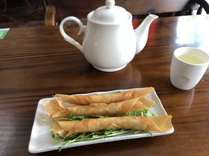 Spring rolls at JenDow - Lian Shiang Jai 莲香斋 in Shanghai