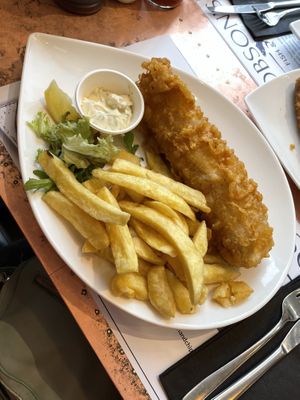   at Hobson's Fish & Chips - Charing Cross in London