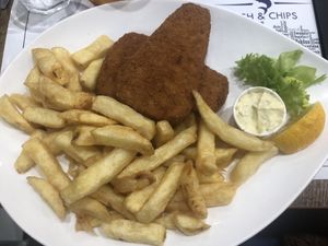   at Hobson's Fish & Chips - Charing Cross in London