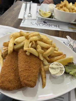   at Hobson's Fish & Chips - Charing Cross in London