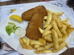   at Hobson's Fish & Chips - Charing Cross in London