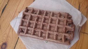 Waffle at Loving Hut Express in Antwerpen