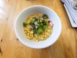 Vegan Cream Corn  at The Noble South in Mobile