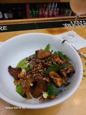 Mushroom Hoppin John at The Noble South in Mobile