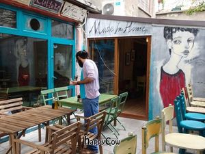 Outside terrace at Made In Home in Sofia