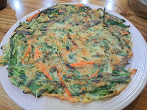 Savoury pancake at Sondubuchon in Jeju