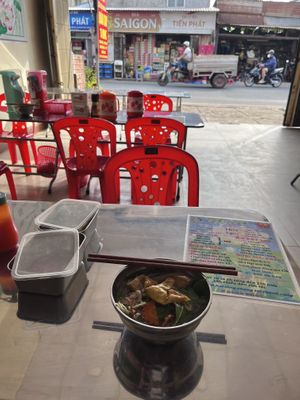 Delicious noodle soup for 10k  at Lẩu Chay 40K in Ben Tre