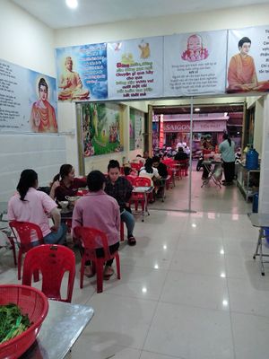 Popular among the buddhist locals   at Lẩu Chay 40K in Ben Tre