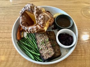 Impossible meatloaf roast  at The Strand Restaurant in Dubai