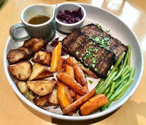 Impossible roast with extra roasties  at The Strand Restaurant in Dubai