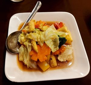 Stir fried vegetables at Chaichet Terrace - ระเบียงไชยเชษฐ์  in Koh Chang