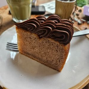 Chestnut cake at Das Lazy in Vienna