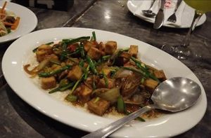 stir-fried tofu at Don Vito in Boracay
