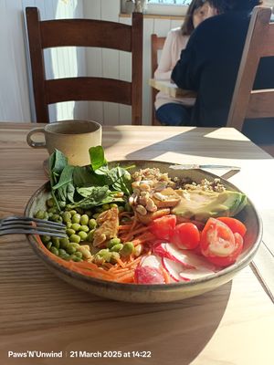 Budda bowl with Tofu at Daržo Dubuo in Vilnius