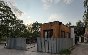 The exteriorr  at Daržo Dubuo in Vilnius