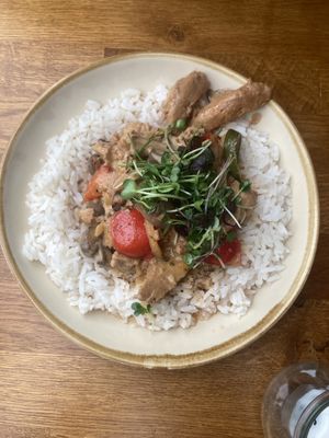 Vegan soy schnetzel  at Wild & Veggie in Hamburg