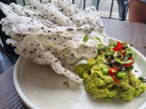 edamame guac at Kimusabi in Newtown