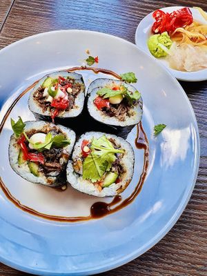 Bulgogi Maki Roll  at Kimusabi in Newtown