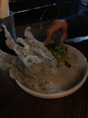 Edamame guacamole   at Kimusabi in Newtown