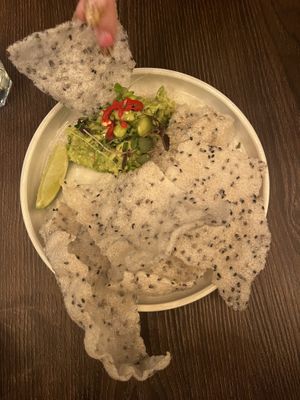 edamame guacamole 🥑   at Kimusabi in Newtown