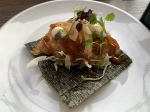 HANDROLL!! So fresh and crispy seaweed  at Kimusabi in Newtown