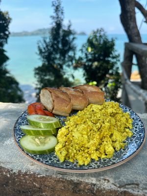 Scrambled Tofu at Spiral Resort - Restaurant in Ranong