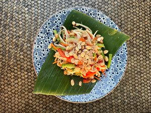 papaya Salad at Spiral Resort - Restaurant in Ranong