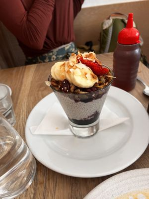 chia pudding to die for  at Neo Cafe & Eatery in Wellington