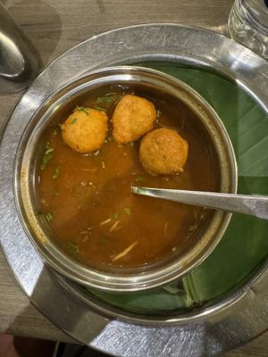 Vegan Rasam Wada   at Banana Leaf in Mumbai