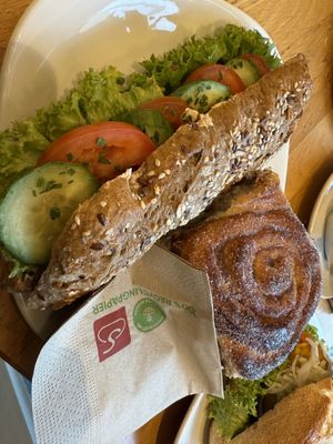"Vitalbaguette" #Veganuary at Steinecke in Berlin
