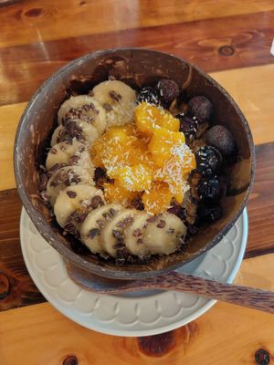 Mango Acai Bowl regular at Aina Organic Kitchen in Kyoto