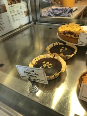 Vegan chocolate cake  at Le Pain Quotidien - Beethovenstraat in Amsterdam