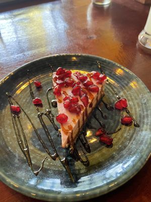 Cashew-Lemon cheese cake. My absolute favorite  #Veganuary at Soul Bistro in Varkala