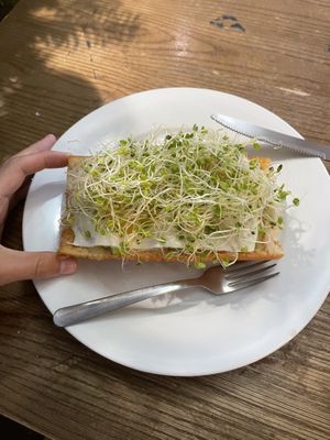 I paid for avocado toast $17+ at Hiking Hawaii Cafe in Honolulu